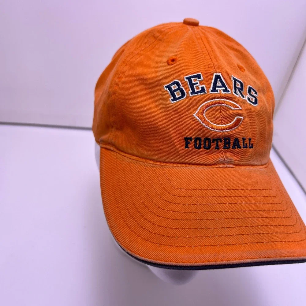 Reebok Chicago Bears NFL Gridiron Classic Football Hat Orange‎ Adjustable Cap 20